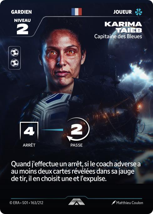 Karima Taieb  - Capitaine des Bleues
